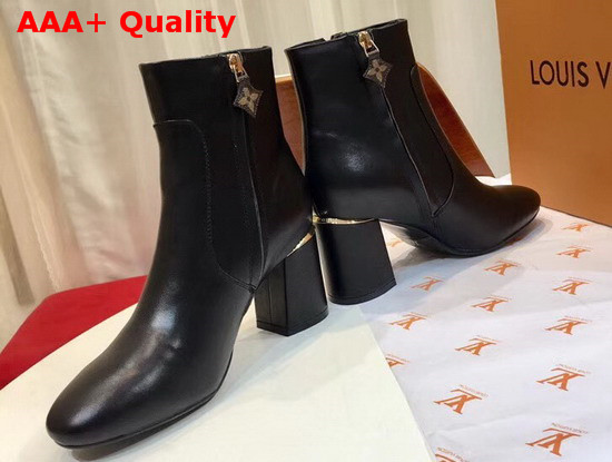 Louis Vuitton Skyline Ankle Boot in Black Calf Leather 1A4DM8 Replica