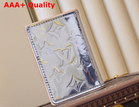 Louis Vuitton Slender Pocket Organizer Monogram Mirror Coated Canvas M80805 Replica