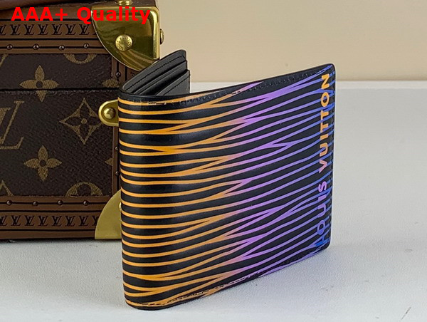 Louis Vuitton Slender Wallet Gradient Electric Sun Calf Leather M82585 Replica