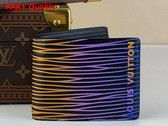 Louis Vuitton Slender Wallet Gradient Electric Sun Calf Leather M82585 Replica