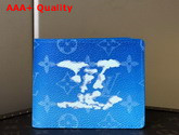 Louis Vuitton Slender Wallet Monogram Clouds Coated Canvas M69742 Replica