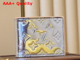 Louis Vuitton Slender Wallet Monogram Mirror Coated Canvas M80806 Replica