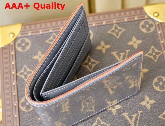 Louis Vuitton Slender Wallet Monogram Mirror Coated Canvas M80806 Replica