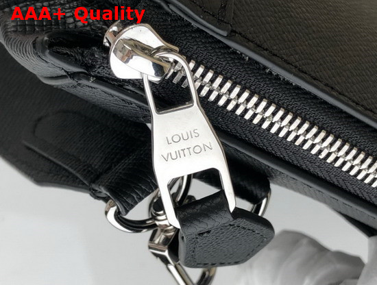 Louis Vuitton Slim Briefcase in Black Taiga Leather M30810 Replica