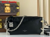 Louis Vuitton Slim Trunk in Black Calf Leather M25445 Replica
