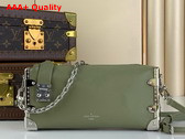 Louis Vuitton Slim Trunk in Khaki Calf Leather Replica