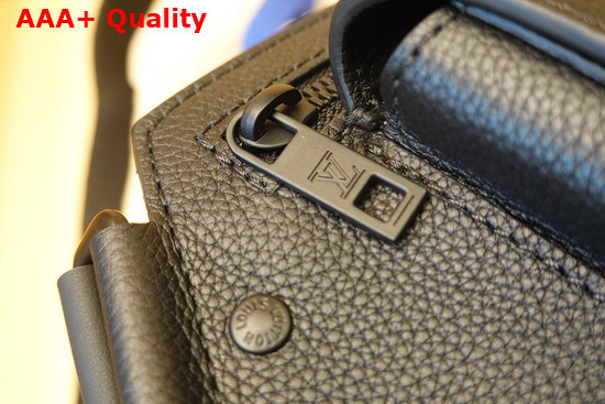 Louis Vuitton Slingbag in Black Grained Calf Leather M57081 Replica