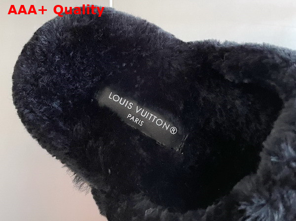 Louis Vuitton Slipper Pillow Flat Comfort Mule Noir 1AAM3O Replica