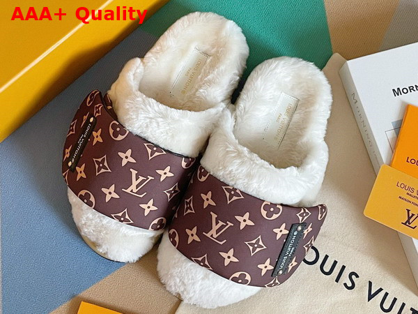 Louis Vuitton Slipper Pillow Flat Comfort Mule Nude 1AAM40 Replica