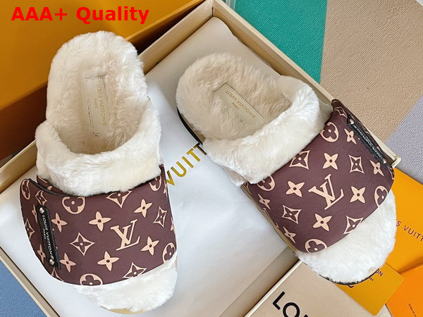 Louis Vuitton Slipper Pillow Flat Comfort Mule Nude 1AAM40 Replica