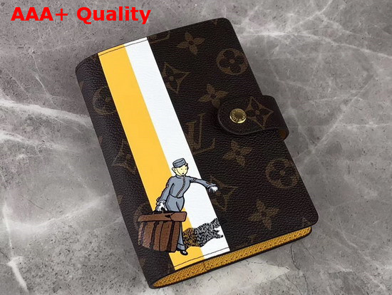 Louis Vuitton Small Ring Agenda Monogram Canvas with Cartoon Motif Replica