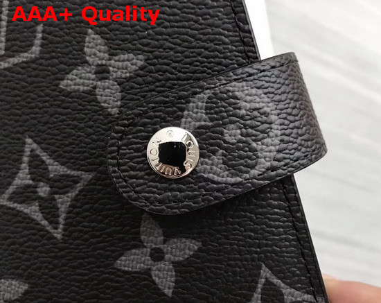 Louis Vuitton Small Ring Agenda Monogram Eclipse Canvas Cover Replica