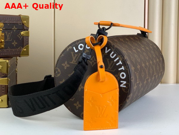 Louis Vuitton Soft Polochon Bag in Monogram Macassar Coated Canvas M46691 Replica