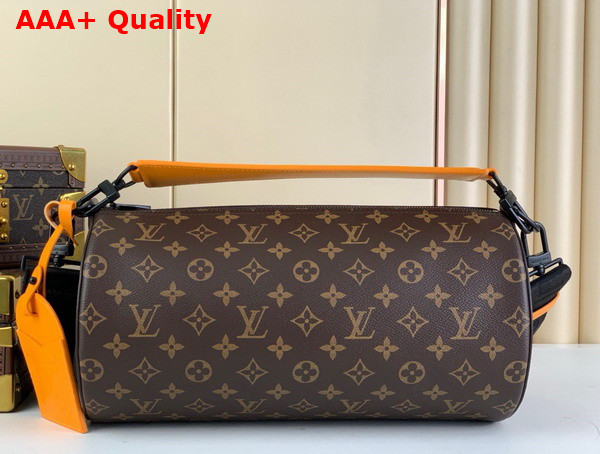 Louis Vuitton Soft Polochon Bag in Monogram Macassar Coated Canvas M46691 Replica