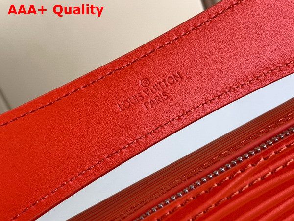 Louis Vuitton Soft Polochon MM Bag in Orange Epi Leather Replica