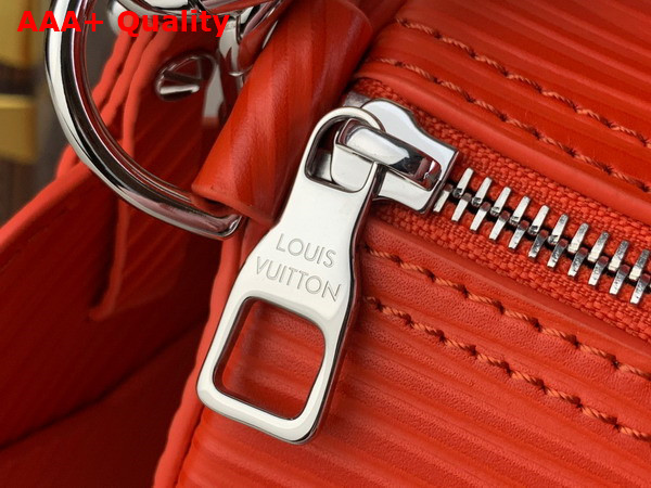 Louis Vuitton Soft Polochon MM Bag in Orange Epi Leather Replica