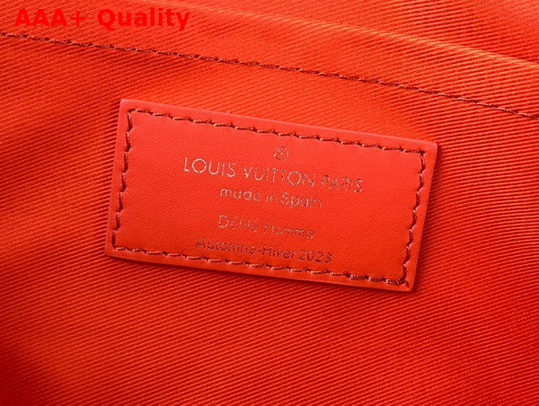 Louis Vuitton Soft Polochon MM Bag in Orange Epi Leather Replica