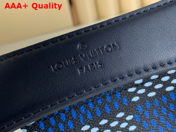 Louis Vuitton Soft Polochon PM Bag in Blue Damier Heritage Coated Canvas N40695 Replica