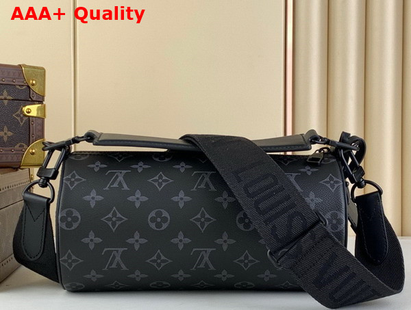 Louis Vuitton Soft Polochon PM Bag in Monogram Eclipse Coated Canvas M46796 Replica