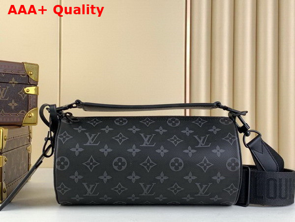 Louis Vuitton Soft Polochon PM Bag in Monogram Eclipse Coated Canvas M46796 Replica