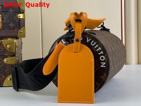 Louis Vuitton Soft Polochon PM Bag in Radiant Sun Monogram Macassar Coated Canvas Replica