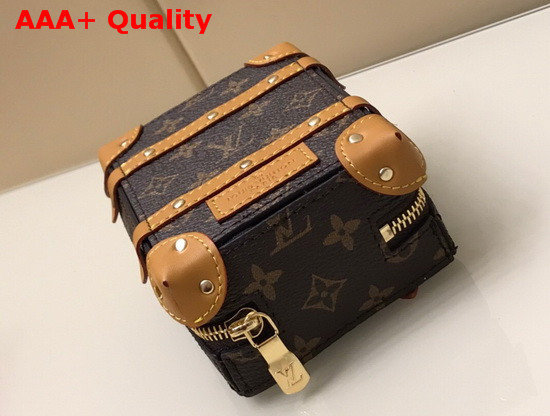 Louis Vuitton Soft Trunk Backpack Bag Charm and Key Holder in Monogram Canvas and Calf Leather M69483 Replica