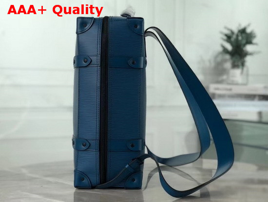 Louis Vuitton Soft Trunk Backpack PM Blue Epi Leather Replica