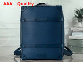 Louis Vuitton Soft Trunk Backpack PM Blue Epi Leather Replica