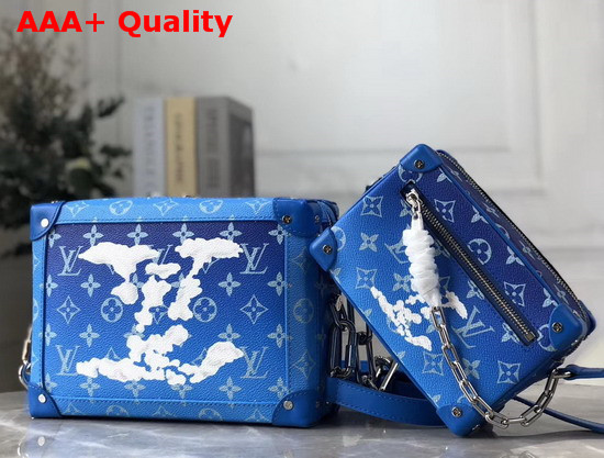 Louis Vuitton Soft Trunk Blue Monogram Canvas Replica