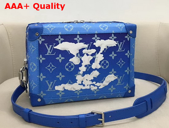 Louis Vuitton Soft Trunk Blue Monogram Canvas Replica