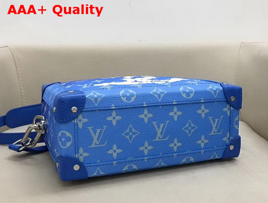 Louis Vuitton Soft Trunk Blue Monogram Canvas Replica