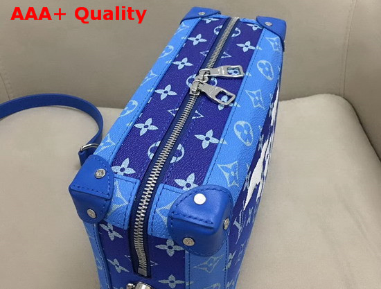 Louis Vuitton Soft Trunk Blue Monogram Canvas Replica