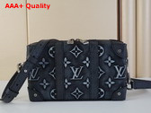 Louis Vuitton Soft Trunk Charcoal Cowhide Leather M81776 Replica