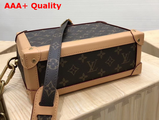 Louis Vuitton Soft Trunk Monogram Coated Canvas and Natural Cowhide Leather Trim M44660 Replica