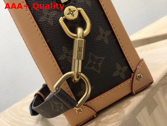 Louis Vuitton Soft Trunk Monogram Coated Canvas and Natural Cowhide Leather Trim M44660 Replica