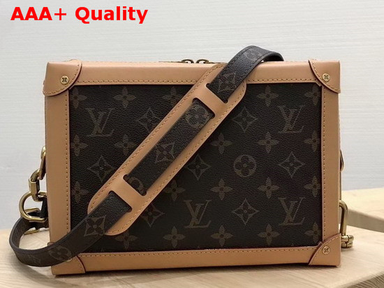 Louis Vuitton Soft Trunk Monogram Coated Canvas and Natural Cowhide Leather Trim M44660 Replica