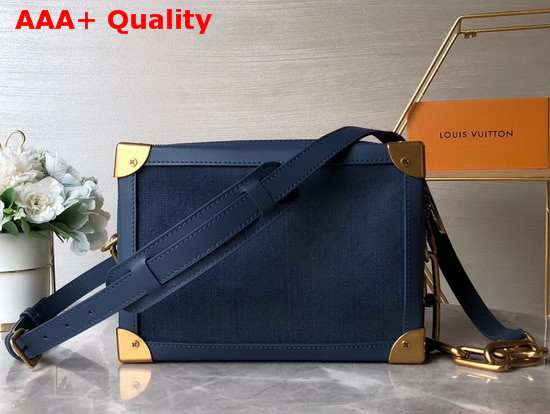 Louis Vuitton Soft Trunk Navy Blue Denim M44723 Replica