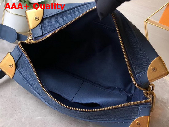 Louis Vuitton Soft Trunk Navy Blue Denim M44723 Replica