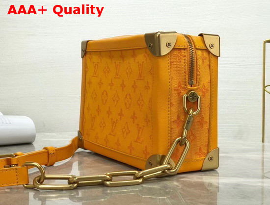 Louis Vuitton Soft Trunk Ochre Yellow Monogra Denim Replica