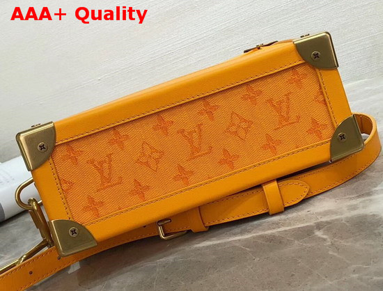 Louis Vuitton Soft Trunk Ochre Yellow Monogra Denim Replica