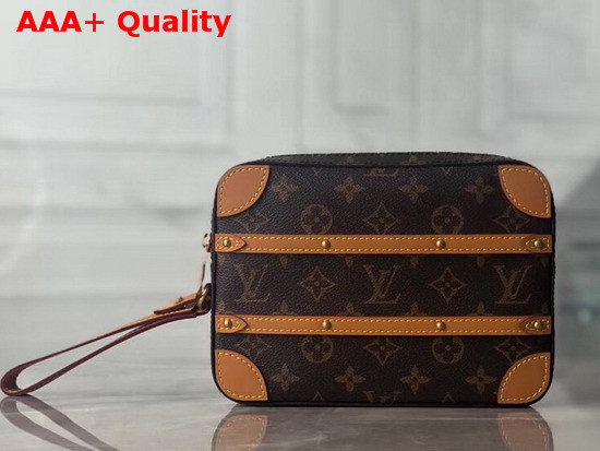 Louis Vuitton Soft Trunk Pouch Monogram Coated Canvas M44779 Replica