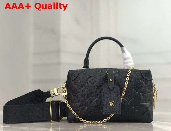 Louis Vuitton Soft Trunk Single Handle Bag in Black Monogram Empreinte Leather Replica