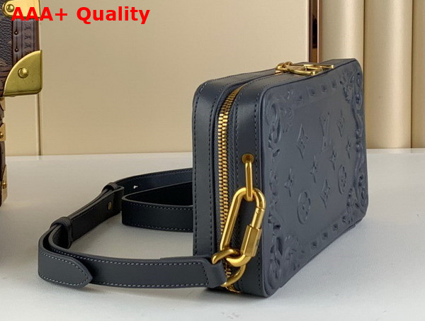 Louis Vuitton Soft Trunk Wearable Wallet in Dark Shadow Gray Calf Leather M82035 Replica