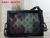 Louis Vuitton Soft Trunk in Monogram Fabric and Black Calf Leather Replica