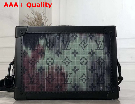 Louis Vuitton Soft Trunk in Monogram Fabric and Black Calf Leather Replica