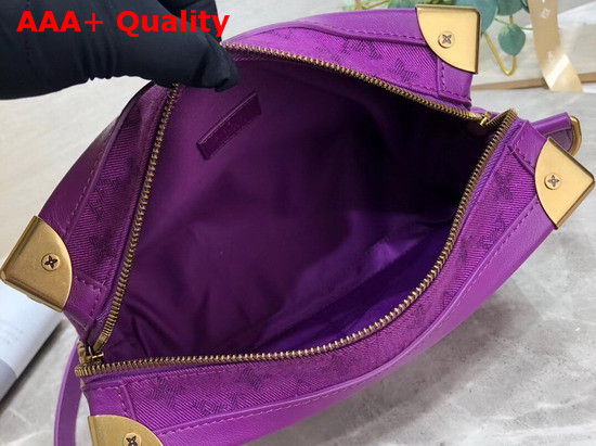 Louis Vuitton Soft Trunk in Purple Monogram Denim Replica