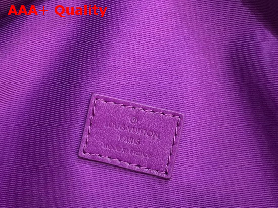 Louis Vuitton Soft Trunk in Purple Monogram Denim Replica