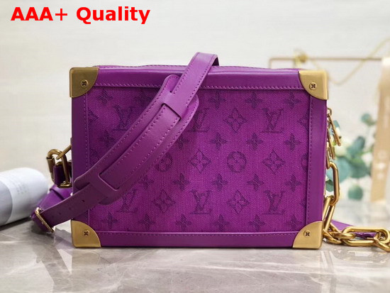 Louis Vuitton Soft Trunk in Purple Monogram Denim Replica