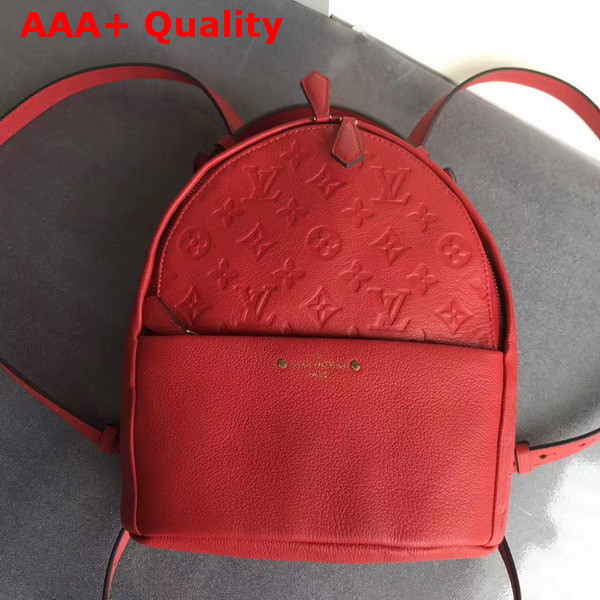 Louis Vuitton Sorbonne Backpack Monogram Empreinte Cerise M44015 Replica