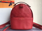 Louis Vuitton Sorbonne Backpack Monogram Empreinte Cerise M44015 Replica